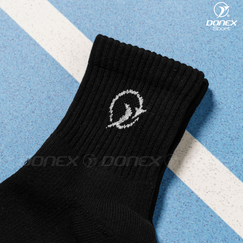 Tất thể thao Donex Gear cổ ngắn S80-01 đen